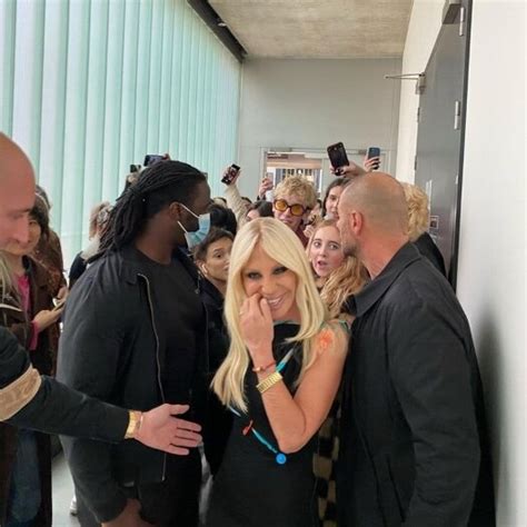 central saint martins versace|Donatella Versace visits Central Saint Martins.